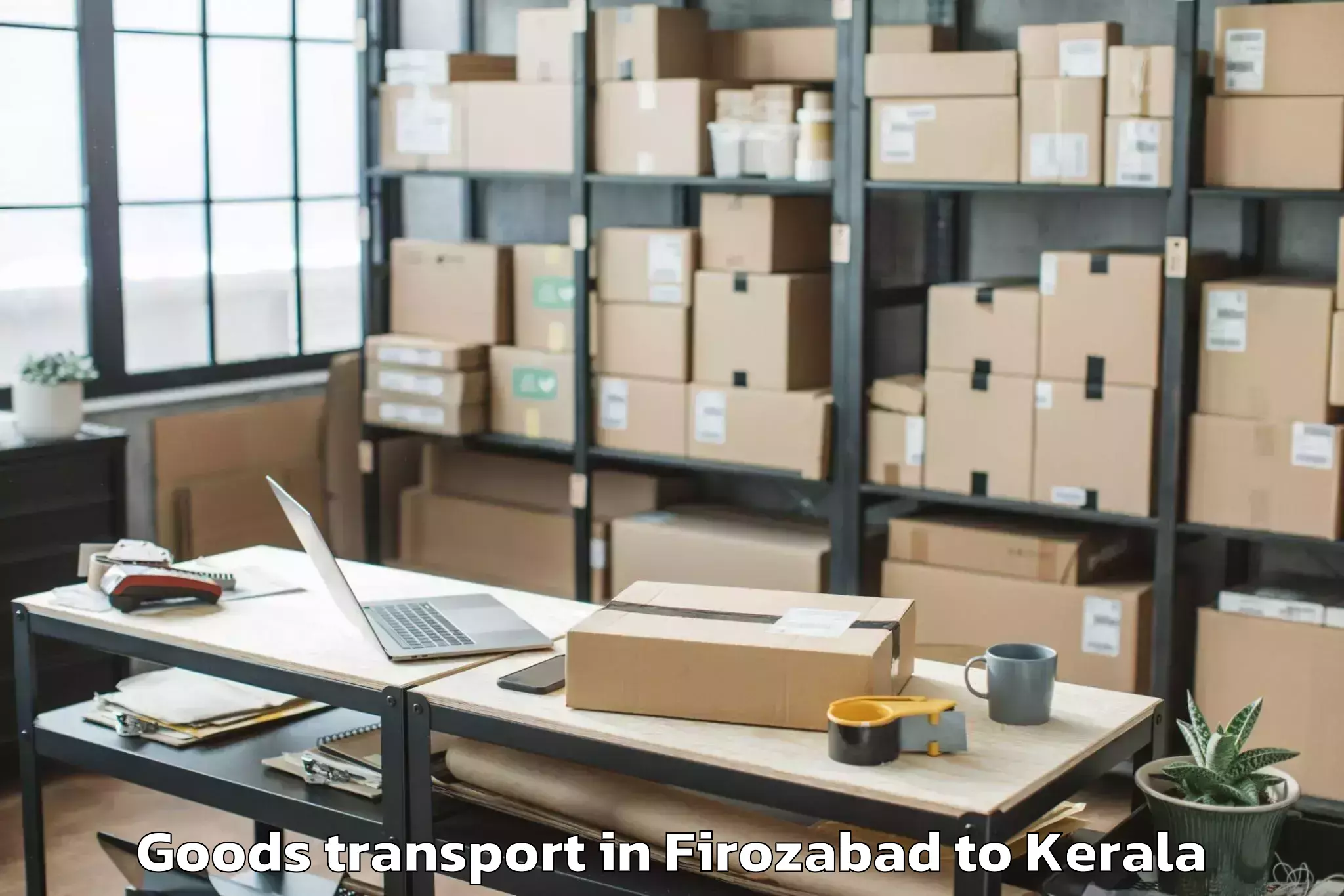 Top Firozabad to Wayanad Goods Transport Available